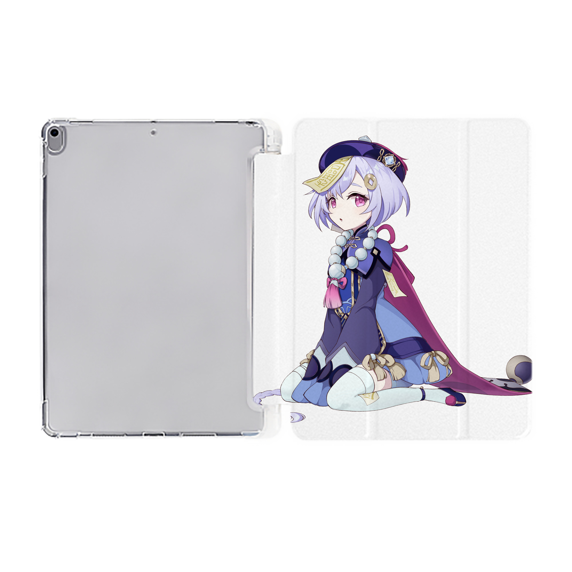 げんし神 七七 なな  genshin Nana IPad ケース ペン収納付き 三つ折りスタンド PUレザー×シリコン 対応機種9.5/10.5/10.9インチ
